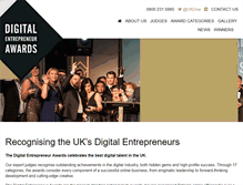 Tablet Screenshot of digital-entrepreneur.co.uk